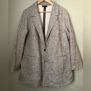 Torrid Gray (White and Gray Blend) Coat Torrid size 3 Regular 3X?